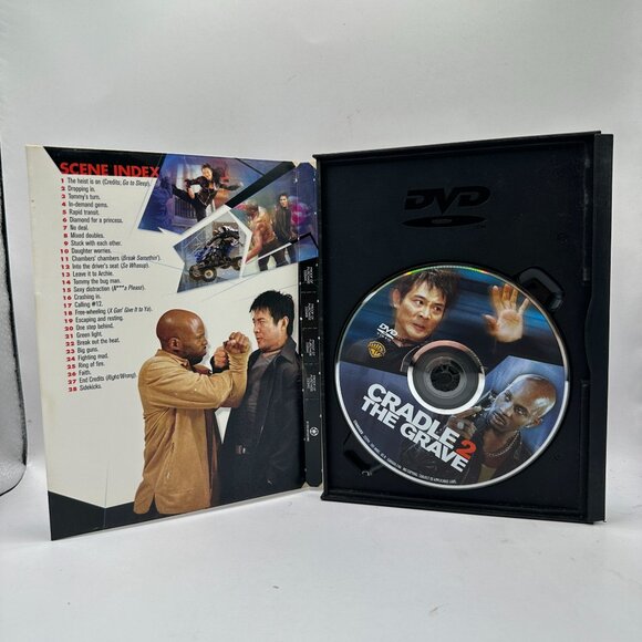 Jet Li & DMX Cradle 2 The Grave DVD Full-Screen Edition Rated R Warner Bros - Picture 3 of 4